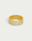 Petit Pavé Thick Stacking Ring