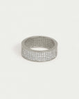 Petit Pavé Thick Stacking Ring
