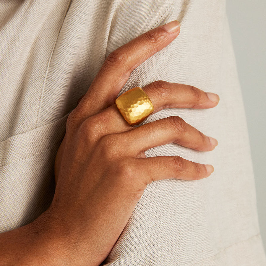 Nomad Square Statement Ring