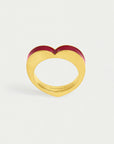 Enamel Heart Ring