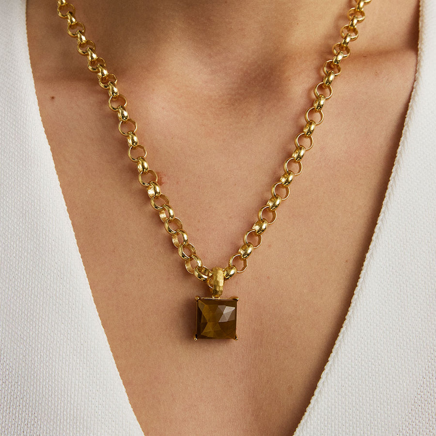 Nomad Statement Gemstone Pendant