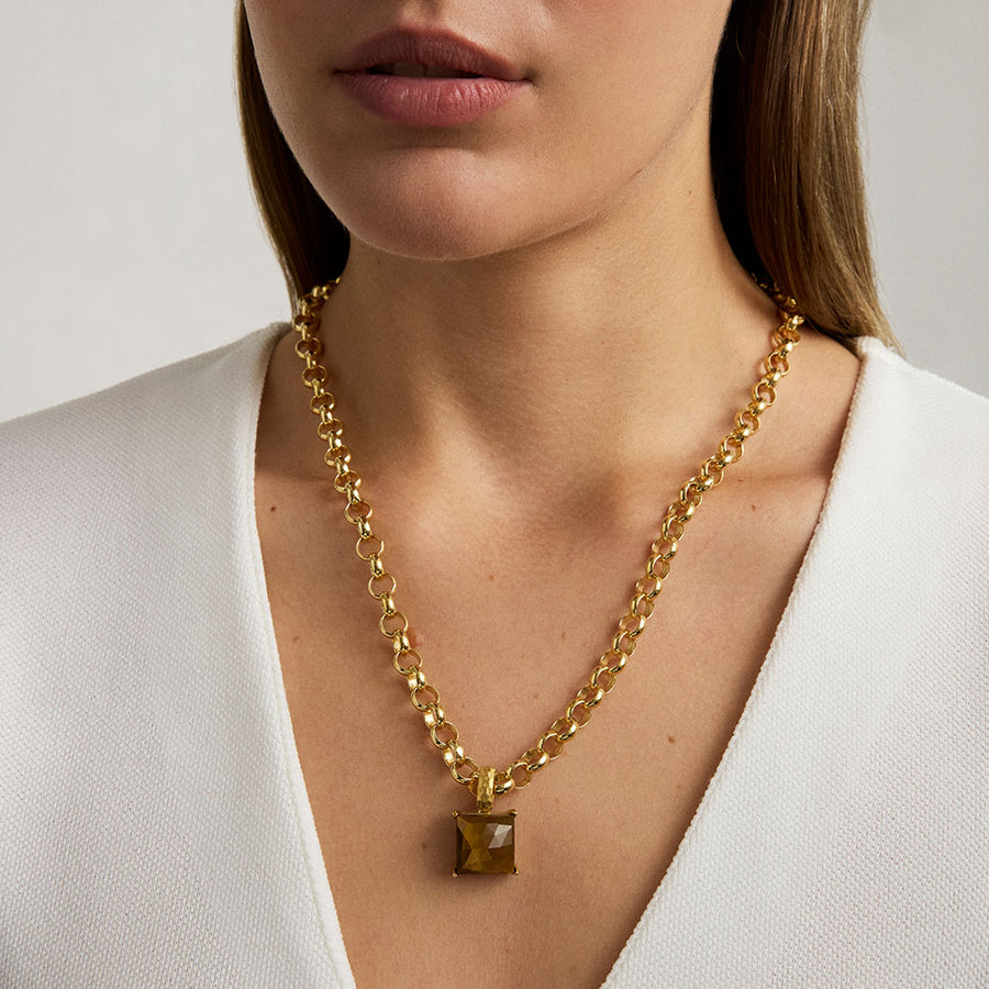 Nomad Statement Gemstone Pendant