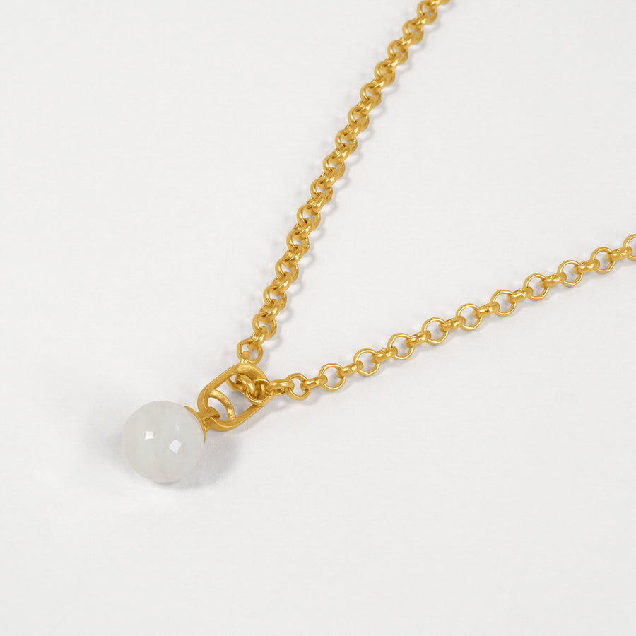 Manhattan Gemstone Pendant Necklace