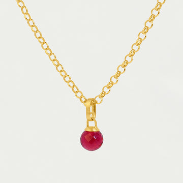 Manhattan Gemstone Pendant Necklace