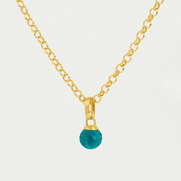 Manhattan Gemstone Pendant Necklace