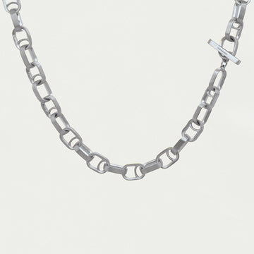 Manhattan Chain Link Statement Necklace