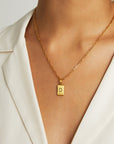 Small Initial Pendant Necklace