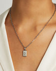 Small Initial Pendant Necklace