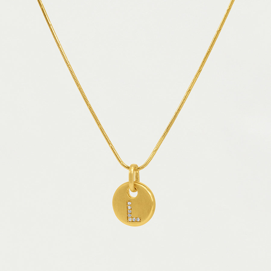 Pavé Initial Necklace