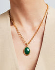 Forme Gemstone Statement Necklace