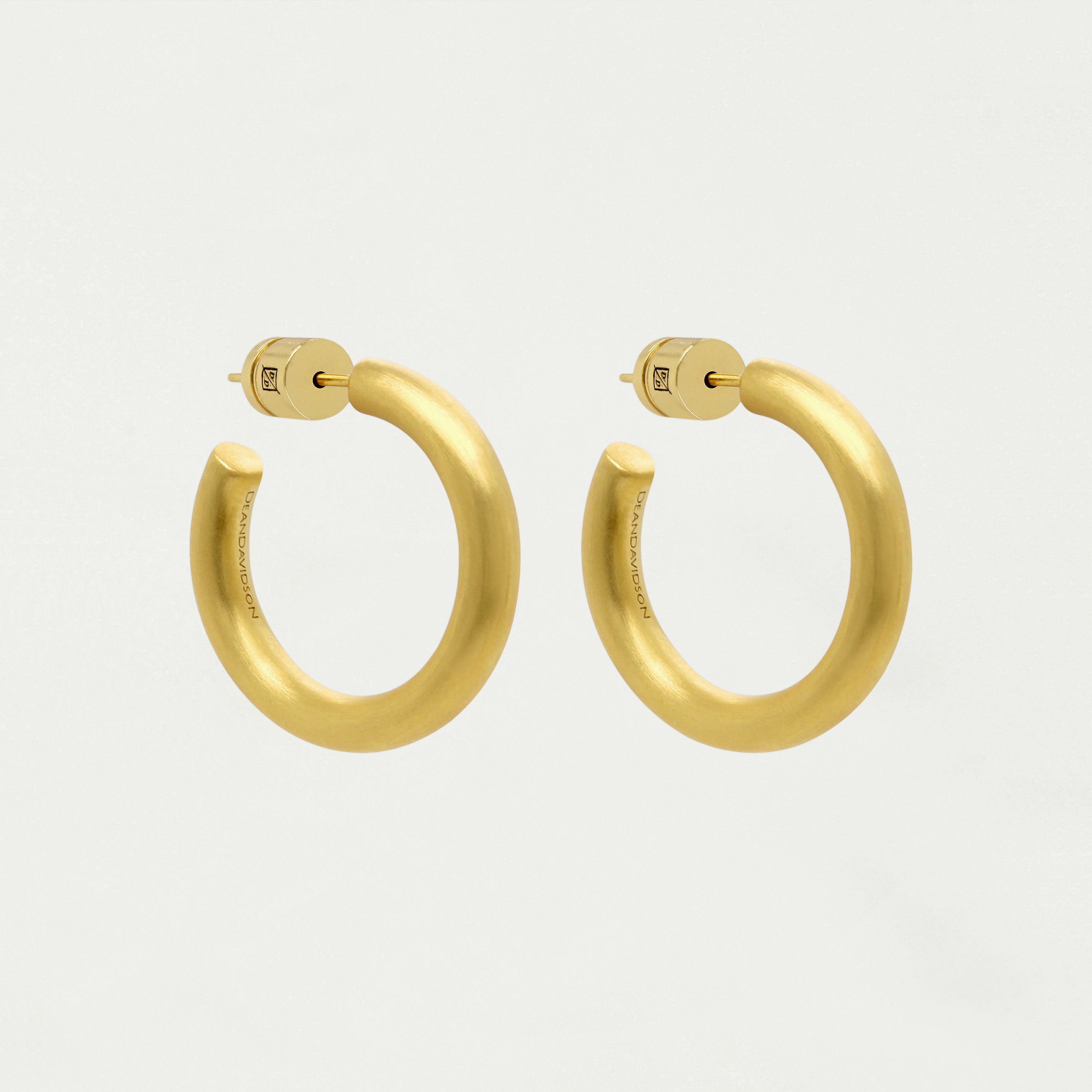 Silver Dune Hoops