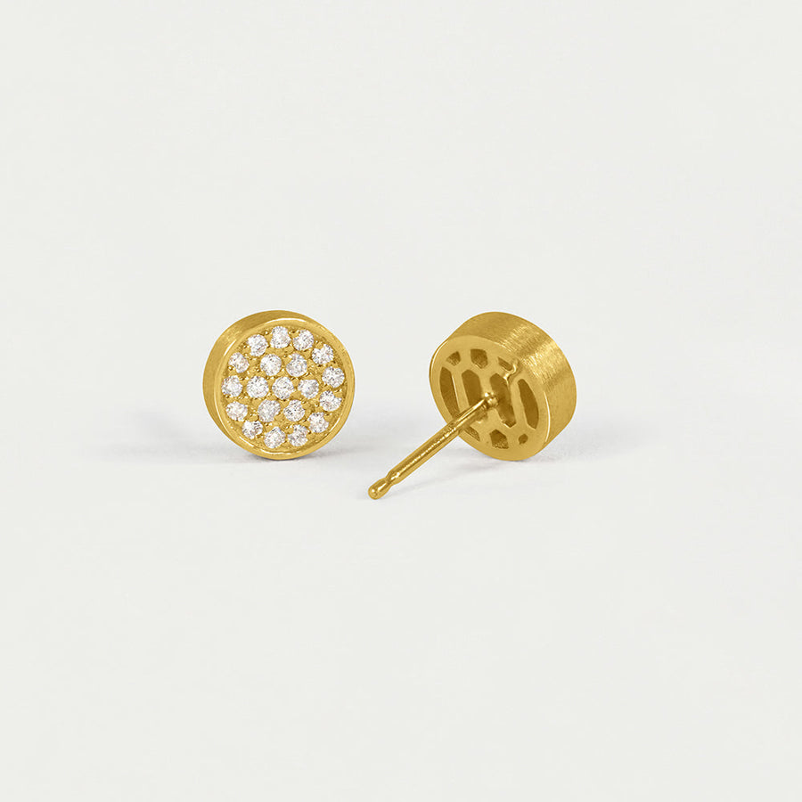 14K Gold Signature Diamond Studs