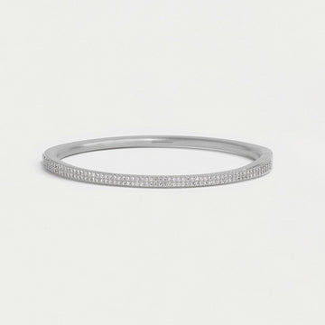 Signature Pave Hinge Bangle