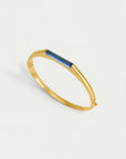 Signature Revival Hinge Gemstone Bangle