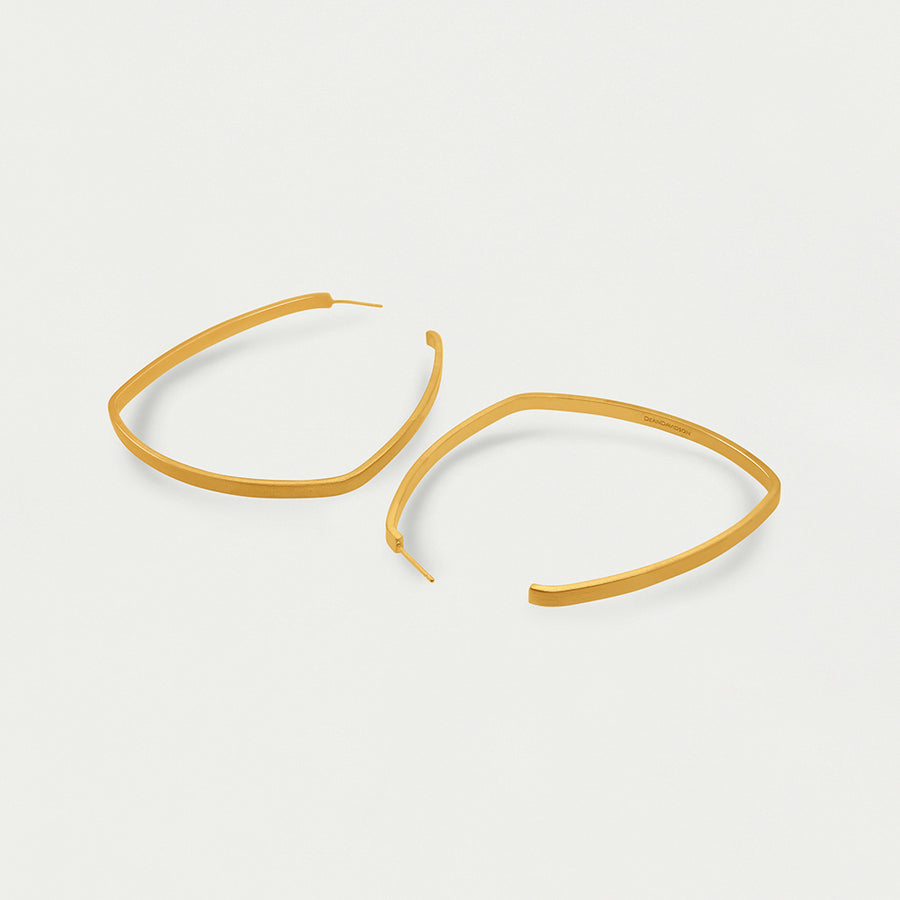 Large Square Hoops