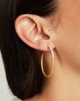 Signature Pave Hoops