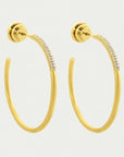 Signature Pave Hoops