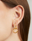 Signature Pavé Huggie Hoops