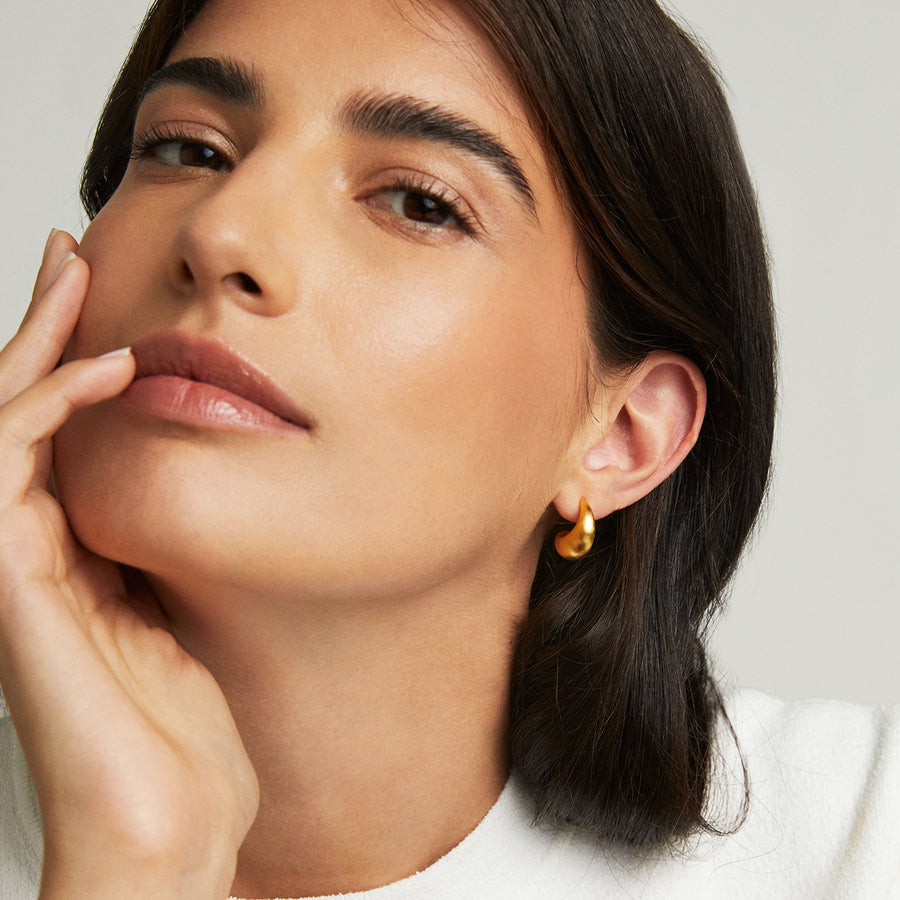 Signature Teardrop Huggie Earrings