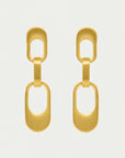 Manhattan Chain Link Mini Drop Earrings