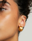 Flow Huggie Hoop Earrings