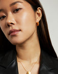 Petit Pave Disc Earrings