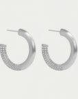 Signature Pave Small Hoops