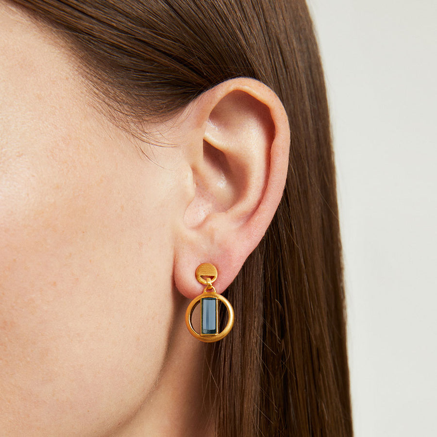 Signature Revival Gemstone Droplet Earrings
