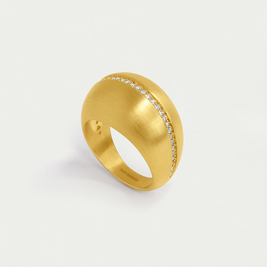 Petit Pavé Statement Ring