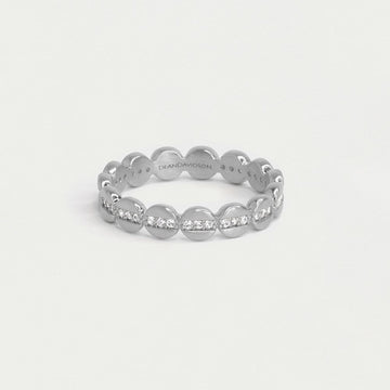 Petit Pavé Stacking Ring