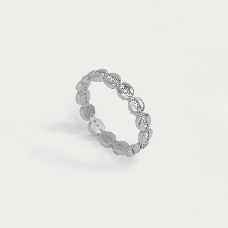 Petit Pavé Stacking Ring