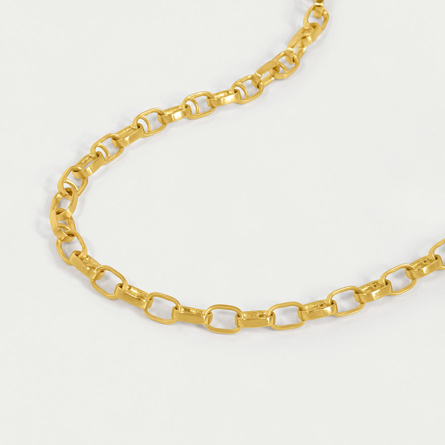 Manhattan Chain Link Statement Necklace