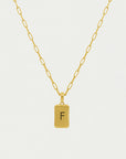 Small Initial Pendant Necklace