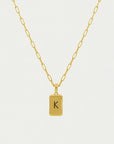 Small Initial Pendant Necklace
