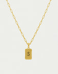Small Initial Pendant Necklace