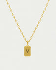 Small Initial Pendant Necklace
