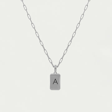 Small Initial Pendant Necklace