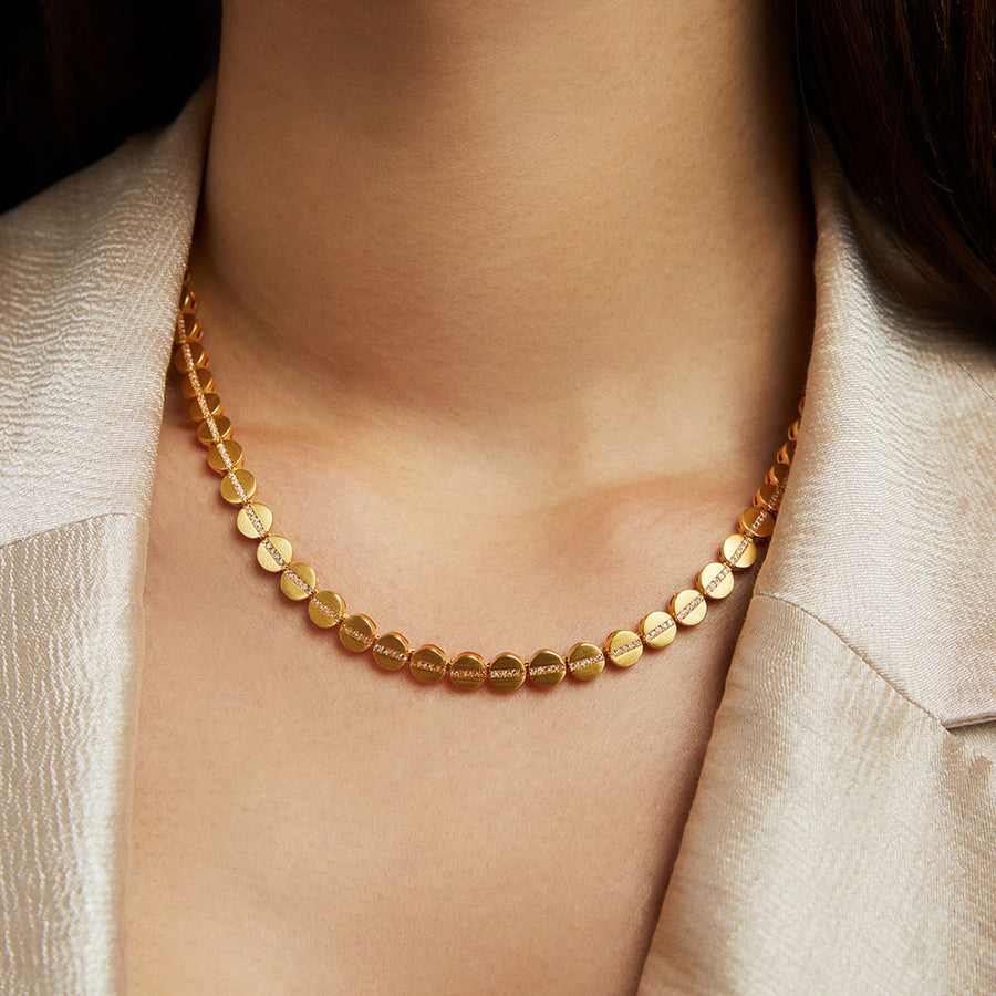 Petit Pave Necklace