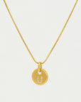 Pave Initial Necklace