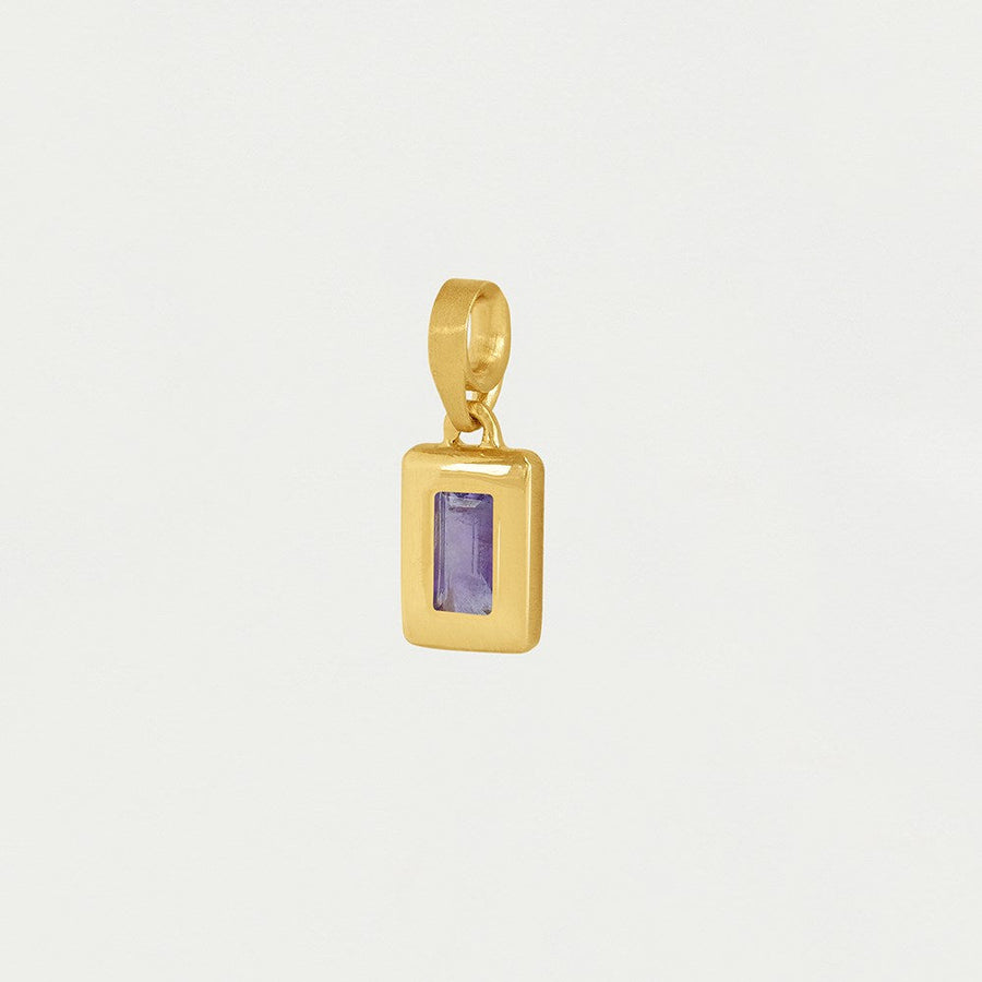 Baguette Birthstone Charm