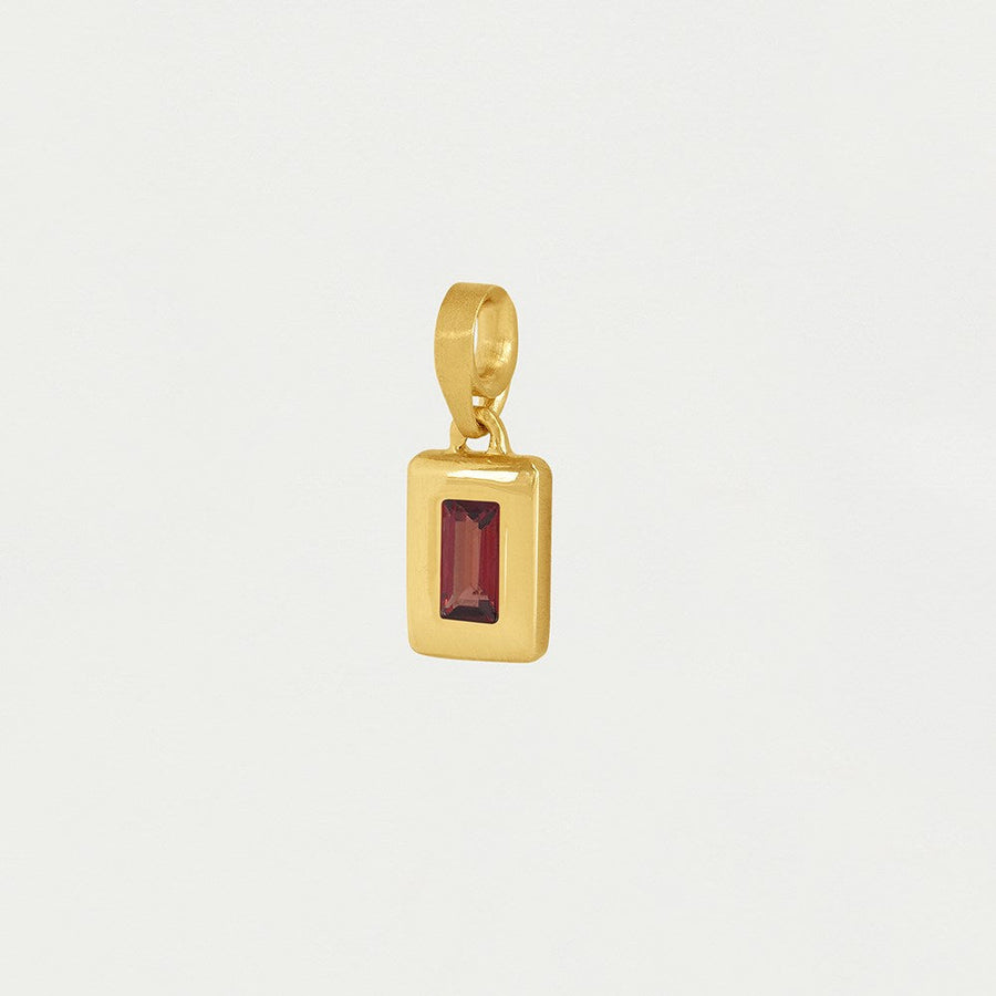 Baguette Birthstone Charm