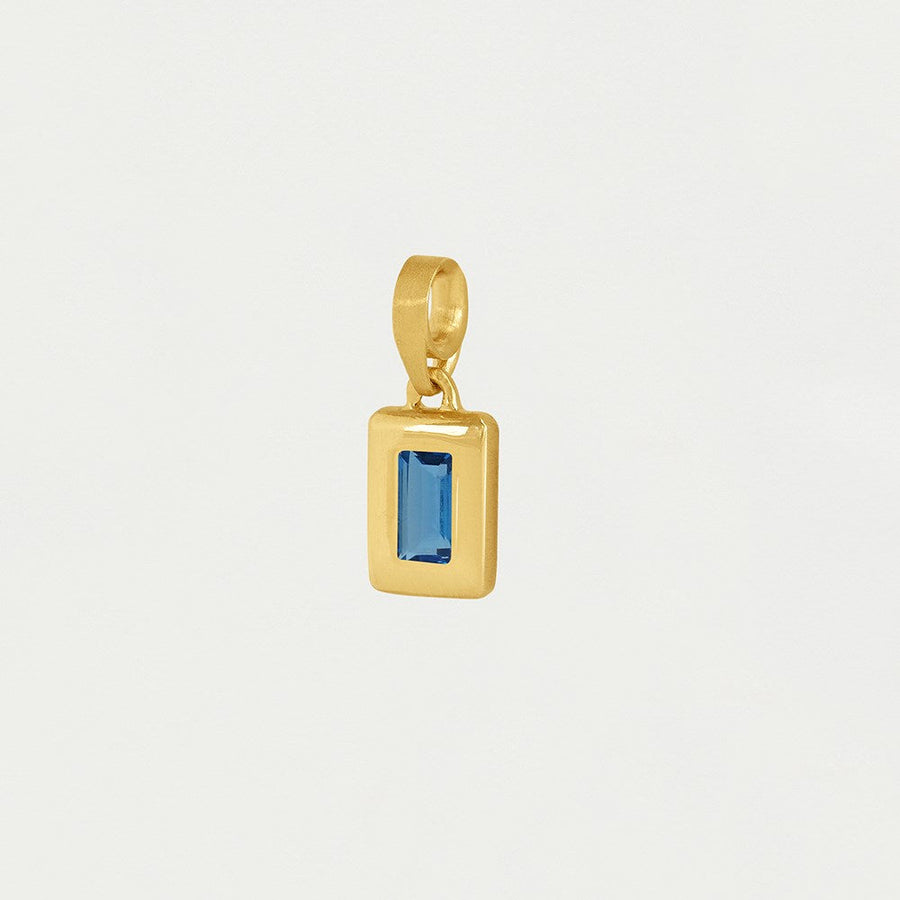 Baguette Birthstone Charm