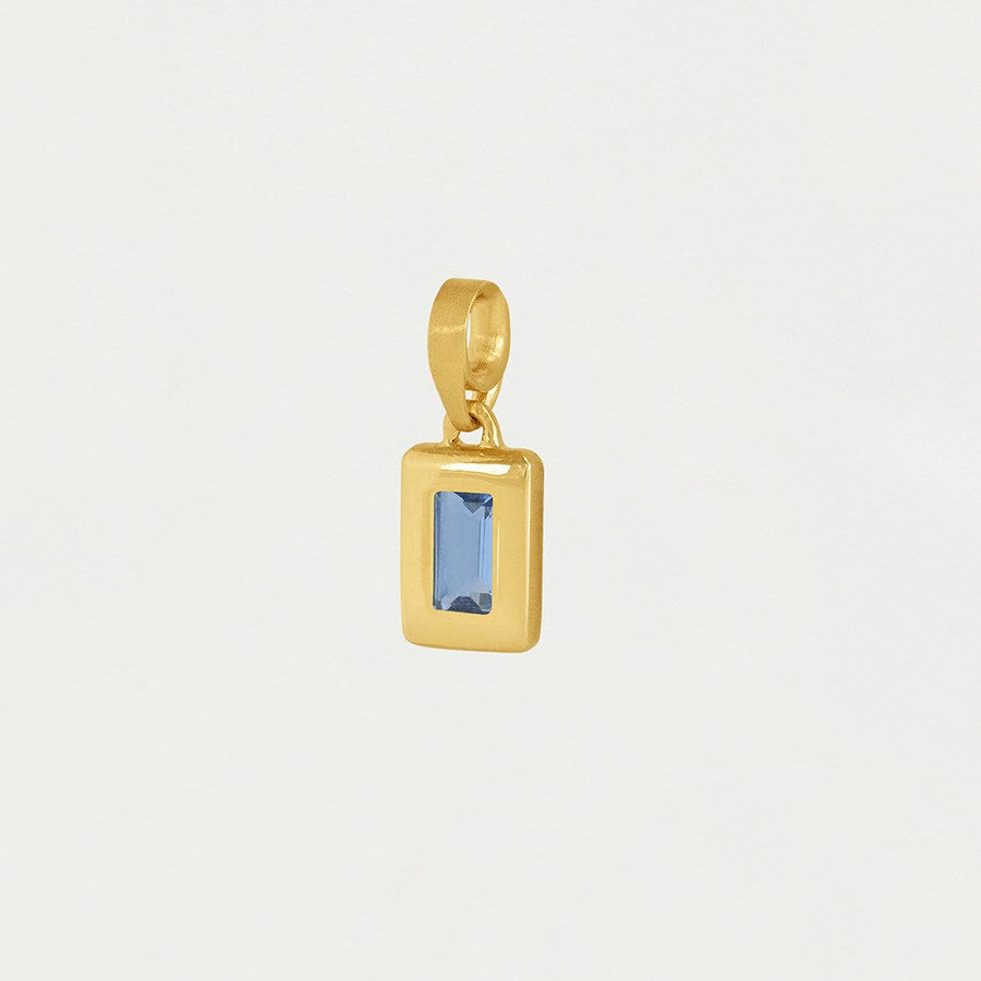 Baguette Birthstone Charm